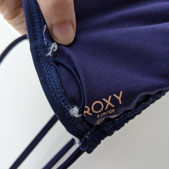 Roxy Tropical Getaway Triangle Bikini Top Small - Picture 6 of 6